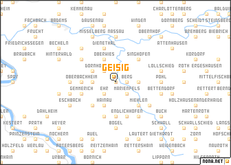 map of Geisig