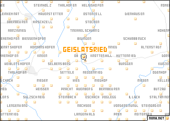 map of Geislatsried