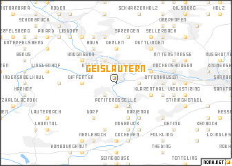 map of Geislautern