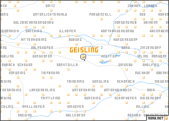 map of Geisling