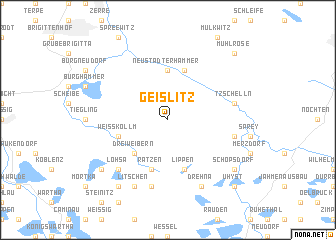 map of Geislitz