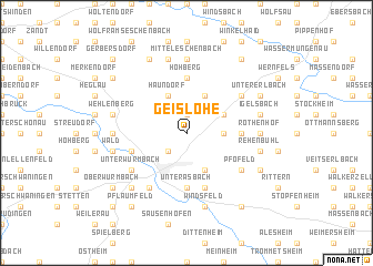 map of Geislohe