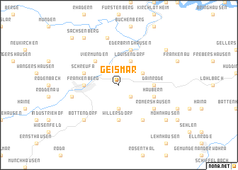 map of Geismar