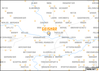 map of Geismar