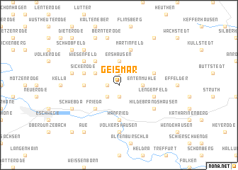 map of Geismar