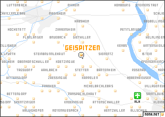 map of Geispitzen