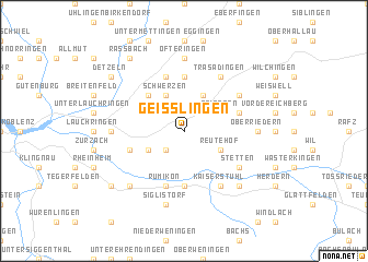 map of Geißlingen