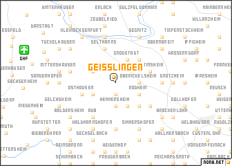 map of Geißlingen