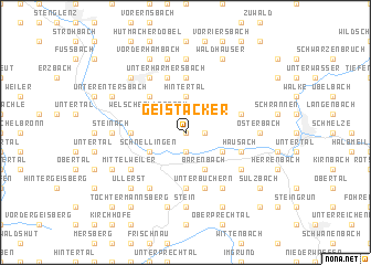 map of Geistacker