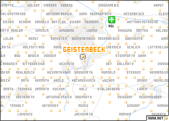 map of Geistenbeck