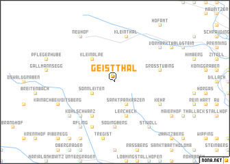 map of Geistthal