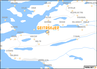 map of Geitaskjer