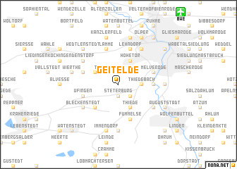map of Geitelde