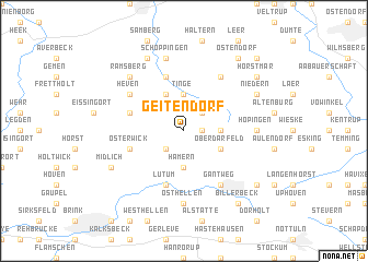 map of Geitendorf