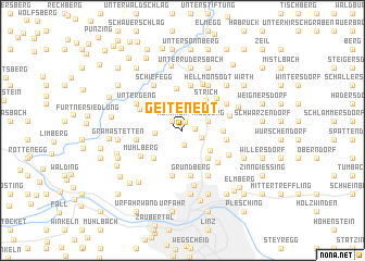 map of Geitenedt