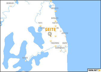 map of Geite