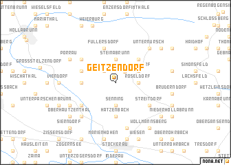 map of Geitzendorf