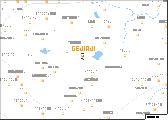 map of Gejiaji