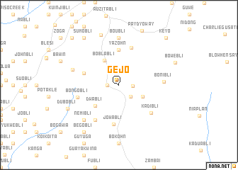 map of Gejo