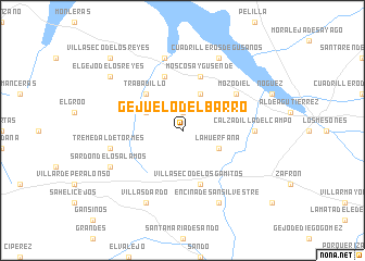 map of Gejuelo del Barro