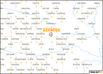 map of Gekandu