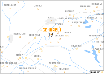 map of Gëkharli