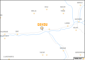 map of Gekou