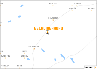 map of Geladinga Adad