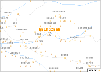 map of Geladzeebi