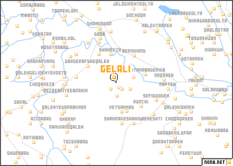 map of Gelālī