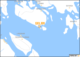 map of Gelam