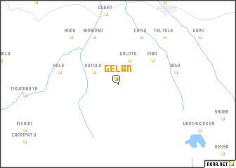 map of Gelan