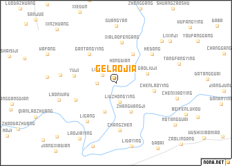 map of Gelaojia