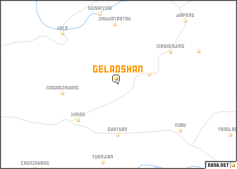 map of Gelaoshan