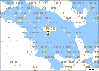 map of Gelao