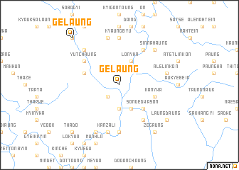 map of Gelaung