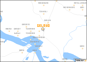 map of Gélawo