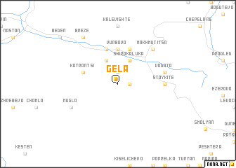 map of Gela