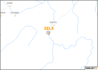 map of Gela