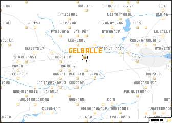 map of Gelballe