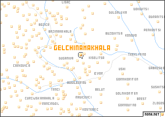 map of Gelchina Makhala