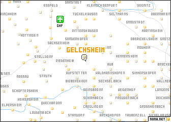 map of Gelchsheim