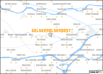 map of Geldermalsen-Oost