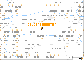 map of Geldershorsten