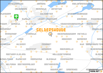 map of Gelderswoude