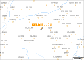 map of Geldibuldu