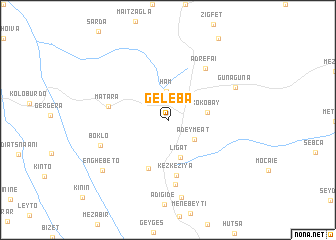 map of Geleba