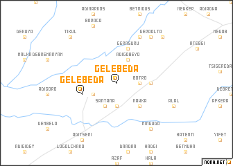 map of Gelebeda