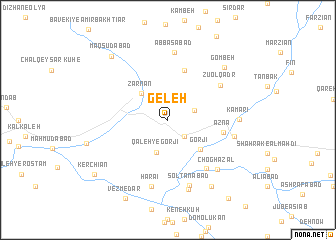 map of Geleh