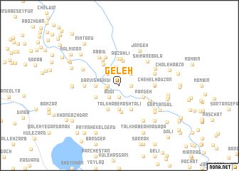 map of Geleh